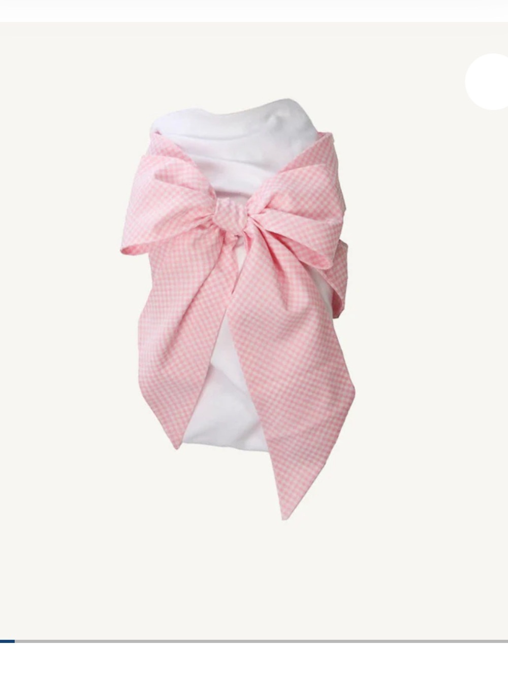 NEW TBBC Bow Swaddle Pink Gingham